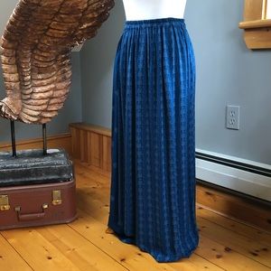 90’s Y2K Flowy Blue Wrap Skirt